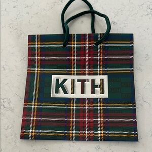 Authentic KITH Plaid Gift Bag - Multicolor